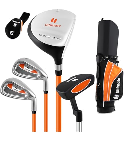 Amazon.co.jp: PGM ジュニアゴルフクラブ コンプリートセット 子供用 9