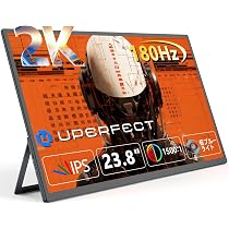 Amazon.co.jp: モバイルモニター 23.8インチ 2K 180Hz UPERFECT