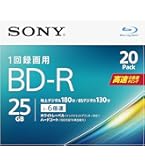 Amazon.co.jp: ソニー(SONY) ブルーレイディスク BD-R 25GB (1枚あたり
