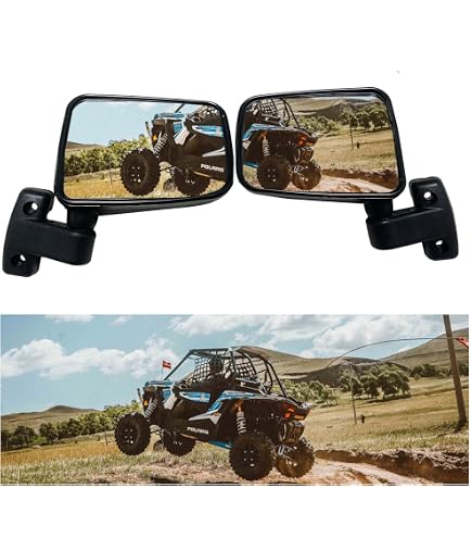 Left & Right Side Mirrors For CFMOTO Uforce 600/1000/1000XL UTV – Black OEM 5HY0-260120-10000