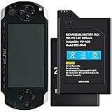 PSP1000 用バッテリーパック PSP-110 2400mAh 大容量 リチウムイオンバッテリー 互換バッテリー PSE認証濟み 取り付け工具付き