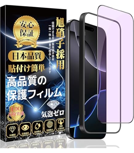フィルム16個　2025年1月まで Amazon | seninhi 「画期的なガイド枠・0失敗」 対応 iPhone 16 Pro