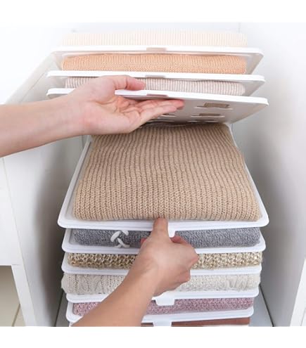 Amazon.co.jp: Zhida 衣類 収納 シャツ収納 折たたみボード 服の