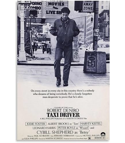 Amazon.co.jp: ヴィンテージ「タクシードライバー」映画ポスター