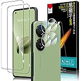 【4枚セット】 Zenfone 10 専用 ガラスフィルム (2枚) ＋ カメラフィルム (2枚) 2.5Dラウンドエッジ 9H 強化ガラス 自動吸着 貼り付け簡単 耐衝撃 高透過率 クラッチ防止 気泡ゼロ 指紋防止 Zenfone 10 対応 レン