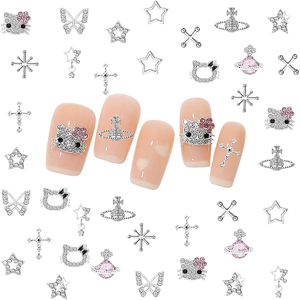 ▶︎ネイルパーツ/ストーン付きクロス/ゴールド/P-20 Amazon.co.jp