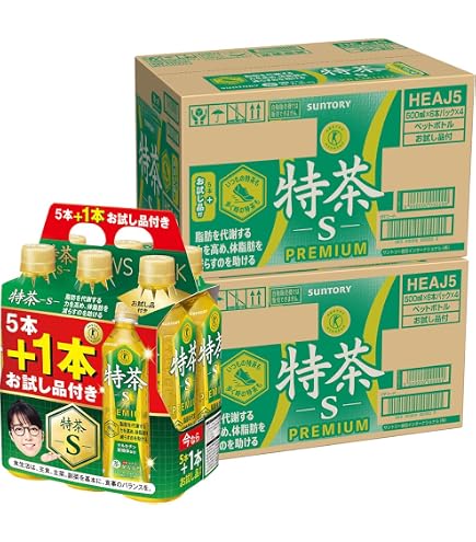 Amazon.co.jp: サントリー 特茶S プレミアム 500ml 24本 : 食品・飲料
