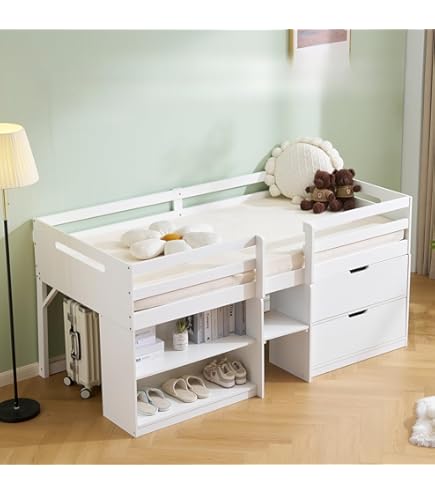 Amazon｜STPZHXC ロフトベッド システムベッド 階段付き S 木製 高さ