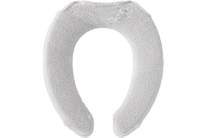 オカ(OKA) 乾度良好Dナチュレ トイレ便座カバー U型専用 グレー (かんどりょうこう 洗える トイレ ニット カバー U 前割)