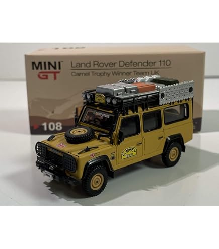 Amazon | MINI GT 1/64 ランドローバー ディフェンダー 110 キャメル
