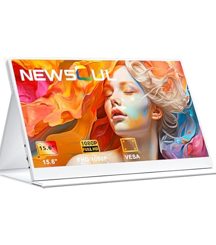 【新品】 Comrize 15.6インチ ポータブルモニター ホワイト 白 Amazon.co.jp: モバイルモニター 15.6インチ IPS液晶 FHD