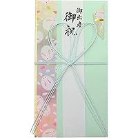 【日本製】 金封 (慶事) 金封(慶事) 5025-41 花結び 祝儀袋 短冊（御出産御祝 御入学御祝 無地） 無地中包 一般御祝用 御入学御祝 御出産御祝 等に