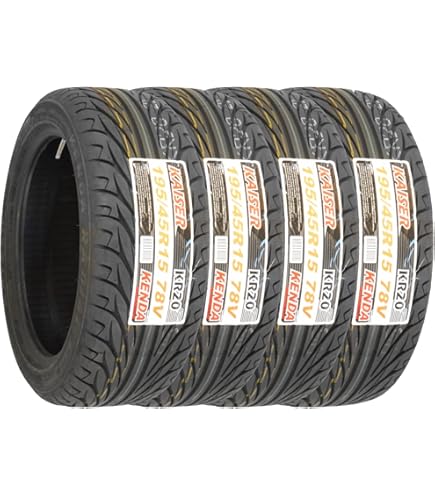 KENDA KAISERタイヤ4本 Amazon.co.jp: ケンダ(KENDA) サマータイヤ KAISER KR20 195/50R15 82V