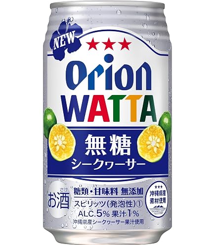 Amazon.co.jp: 【2023年3月リニューアル】オリオンビール WATTA 無糖