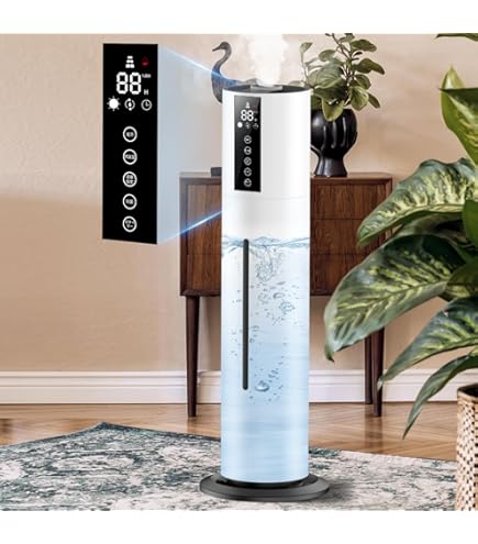 Amazon.co.jp: コイズミ 加湿器 超音波式 タワー型 抗菌 アロマ