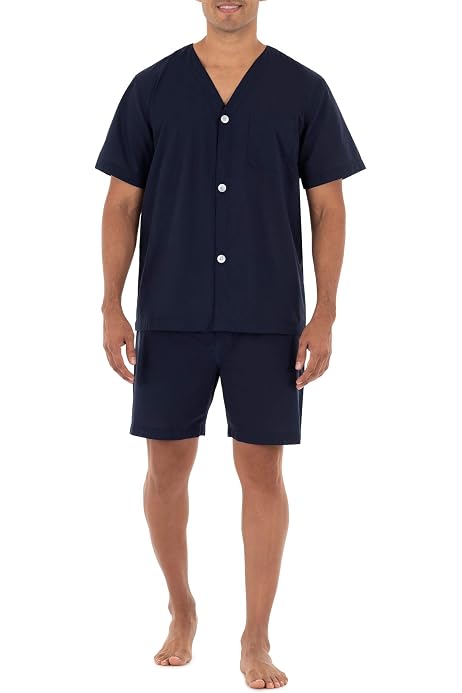 Broadcloth Short Sleeve Pajama Set 
