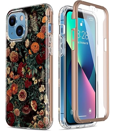Aazon.co: Luolnh Copatible With IPhone 13 Case With Flower,for Girly