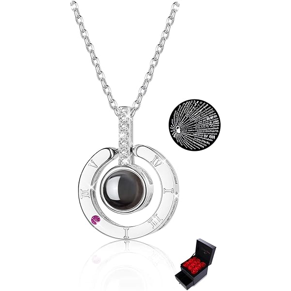 Amazon | NEW-EC ネックレス 100ヶ国語で愛してる 100の異なる方法