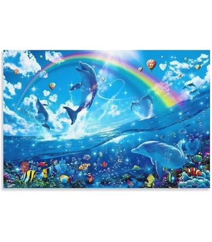 Amazon.co.jp: ラッセン ブルーヘブン ポスター ホーム装飾 アート