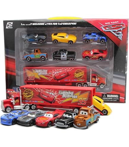 トミカ ライトニング・マックィーン ミニカーセット　マットダートタイプあり Amazon | トミカ トイザらス限定 カーズ・ライトニング
