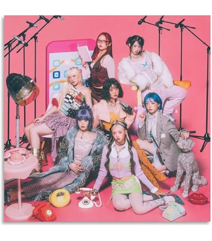 Amazon.co.jp: 歌手 HANA ハナ Debut Single Rose アルバムキャンバス