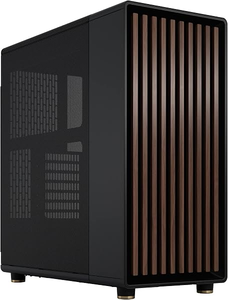 Fractal Design North Charcoal Black 木材使用 ナチュラルデザイン ATX PCケース FD-C-NOR1C-01 CS8439 - 1