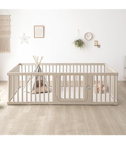 Amazon.co.jp: ALZIP mat ベビーサークル ベビーゲート [追加ガード 2