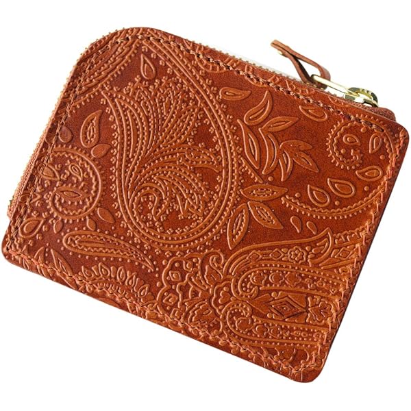 Amazon | [ヴィンセントクラフテッド] 日本製 栃木レザー ペイズリー