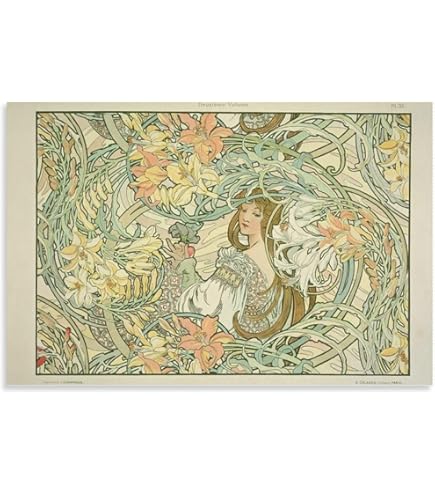 Amazon.co.jp: アルフォンス・ミュシャAlphonse Mucha絵画作品