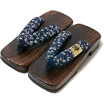 Amazon | [あい藍] メンズ 焼桐下駄 足の痛くならない太鼻緒