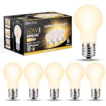 Amazon.co.jp: DSLeben LED電球 E17口金 60W形相当 電球色 LED