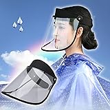 GOKEI レインハット レインバイザー レインコート レディース 自転車用レインコート キャップ 雨対策 レイン ワイド 帽子 サンバイザー