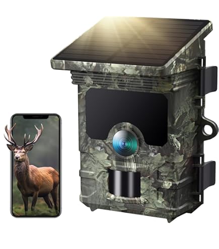 2点セット トレイルカメラ ソーラー 野生動物監視カメラ 防犯カメラ 赤外線 Amazon.co.jp: 2024トレイルカメラ ソーラー 30FPS/4K&46MP WIFI