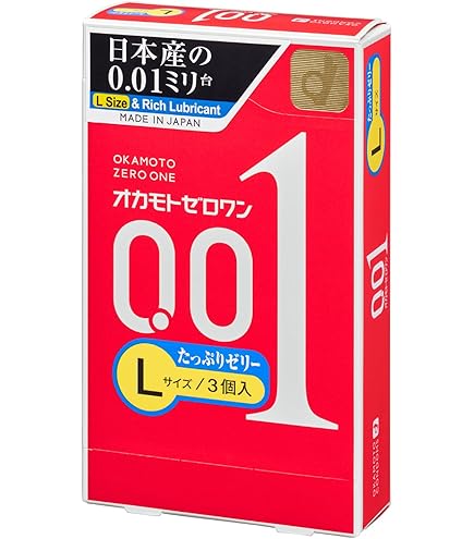 Amazon | オカモト ゼロワン 0.01ミリ Lサイズたっぷりゼリー 3コ入×6