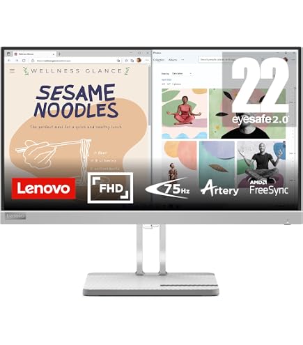 Amazon.co.jp: Lenovo L22e-40 - 日常用モニター - 21.4インチ FHD