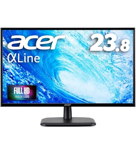 acer ブラック モニター ek241y ディスプレイ acer ブラック モニター ek241y ディスプレイ Acer EK241Y 24” IPS