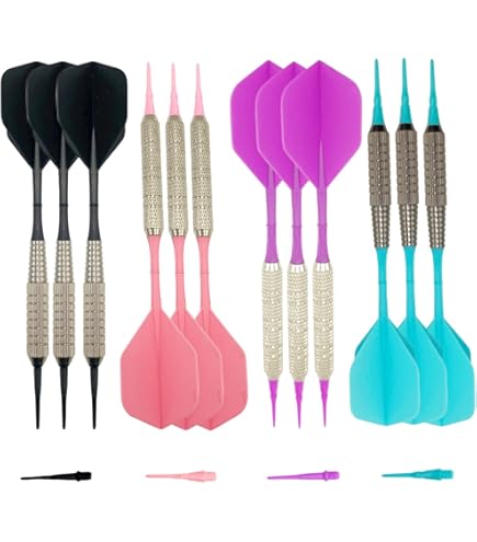 Amazon.co.jp: ダーツ セット 12本 ハウスダーツ 初心者 練習用 入門