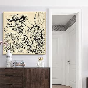 ジャクソン ポロック Jackson Pollock Number 14 Gray 額付き アートポスター モダンアート 現代アート Www Saniluz Pt