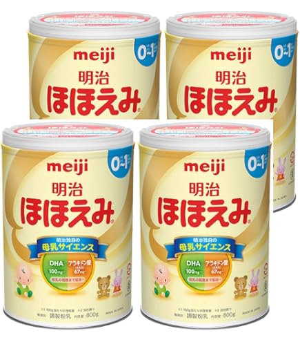 明治　ほほえみ　800g×2缶　まとめ売り　合計6缶分 Amazon.co.jp: 明治 ほほえみ 2缶パック 800g×2缶×2セット 粉末 : 食品
