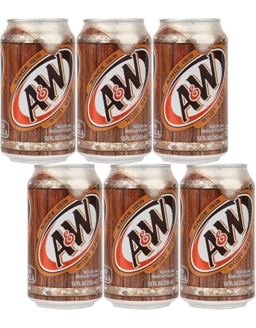 Amazon.co.jp: A&Wルートビア12本 + A&Wクリームソーダ12本 【A&W2種