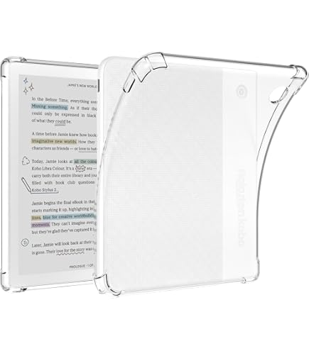 Amazon.co.jp: 「黄変防止・落下保護」TUDIA SKN Kobo Libra Colour 用