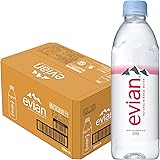 Evian(エビアン) 伊藤園 evian 硬水 ミネラルウォーター ペットボトル 500ml×24本 [正規輸入品]