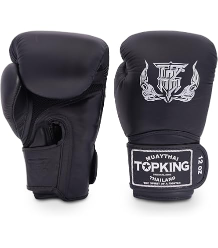Amazon | Top King Glove スーパーシングルトーン、ブラック、8オンス