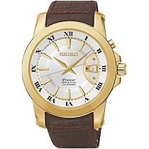SEIKO Premier Perpetual calendar 腕時計 Men's Seiko Premier Perpetual Calendar Watch : Amazon.in
