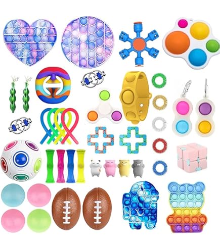 Amazon | HUIKKJP プッシュポップ ブレスレット セット おもちゃ 子供