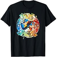 Amazon | ROCKMAN EXE ACメインビジュアル Tシャツ | Tシャツ