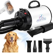 NEWTRY ペットドライヤー 犬用 ペット用 ドライヤー ブロワー 送風機 Amazon | NEWTRY ペットドライヤー 犬用 ペット用 ドライヤー ブロワー
