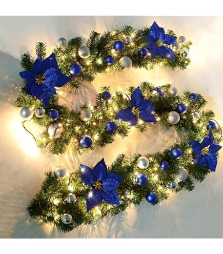 Amazon.co.jp: クリスマス 飾り4点セット 吊り下げドア枠 ホワイト