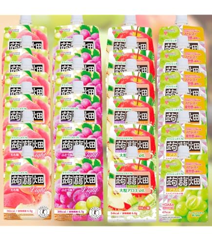 Amazon.co.jp: マンナンライフ 蒟蒻畑 5種アソート 計12袋 : 食品