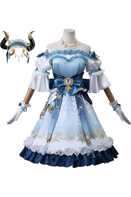 原神 ニィロウ コスプレ 衣装 ウィッグ付き靴付きフルセット